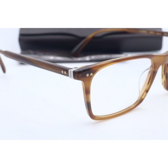 Oliver Peoples Teril OV5385U 1011 Brown Rectangle Eyeglasses Clear Lenses 56mm - Picture 3 of 5